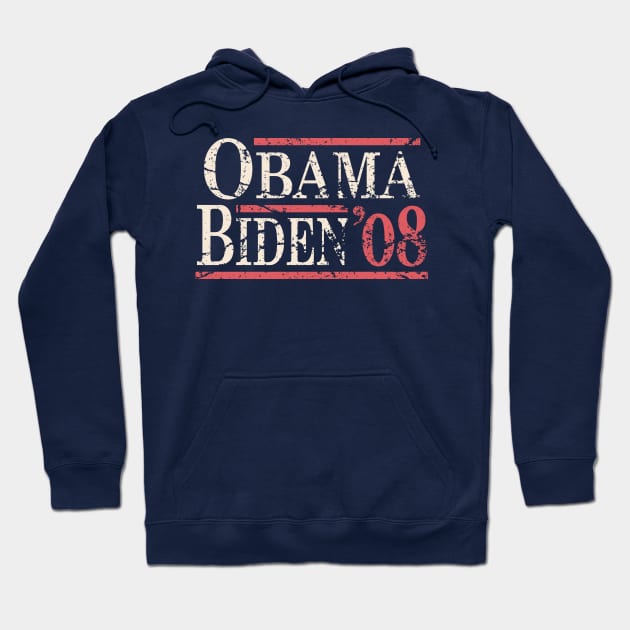 Vintage Barack Obama Joe Biden 2008 Hoodie by Etopix